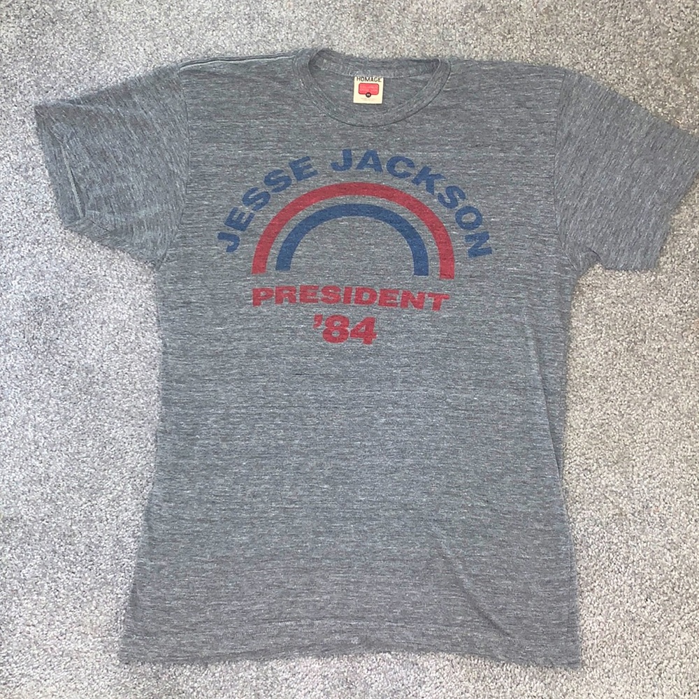 HOMAGE Jesse Jackson President '84 T-Shirt -Size M
